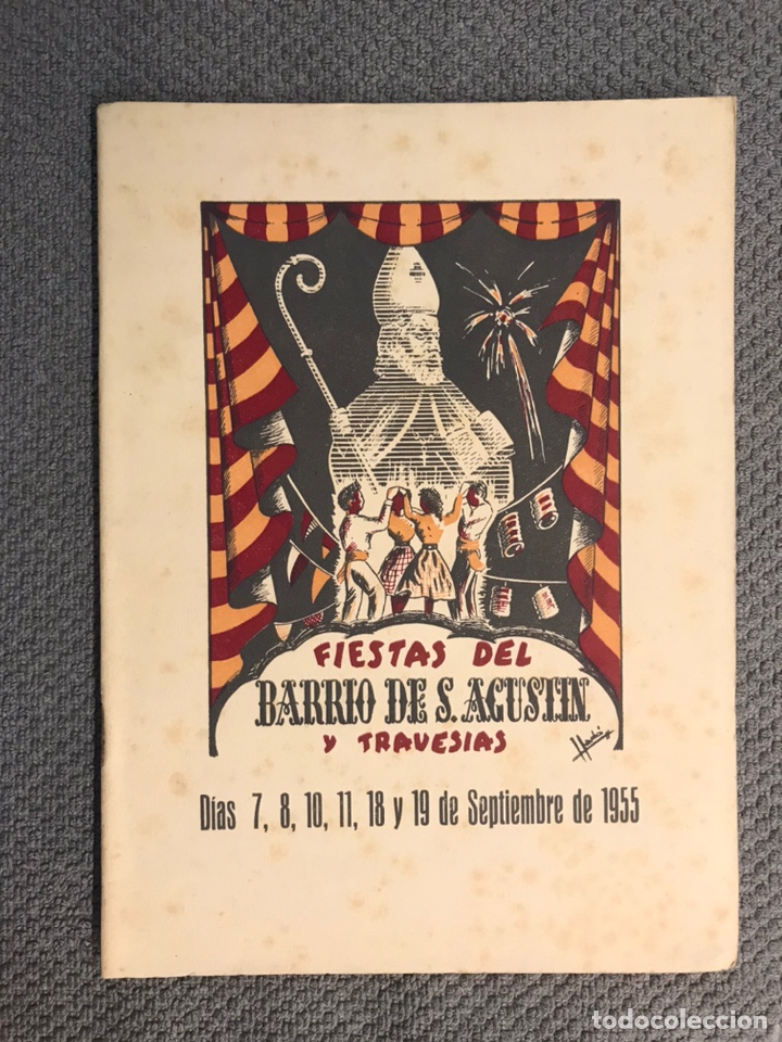 Folletos de turismo: IGUALADA. Fiestas del Barrio de San Agust&iacute;n y Traves&iacute;as. Agosto de 1948