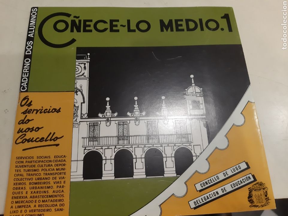 Tourismusbrosch&uuml;ren: 1989 LUGO CO&Ntilde;ECE/LO MEDIO 1 SERVICIOS CONCELLO EDUCACI&Oacute;N