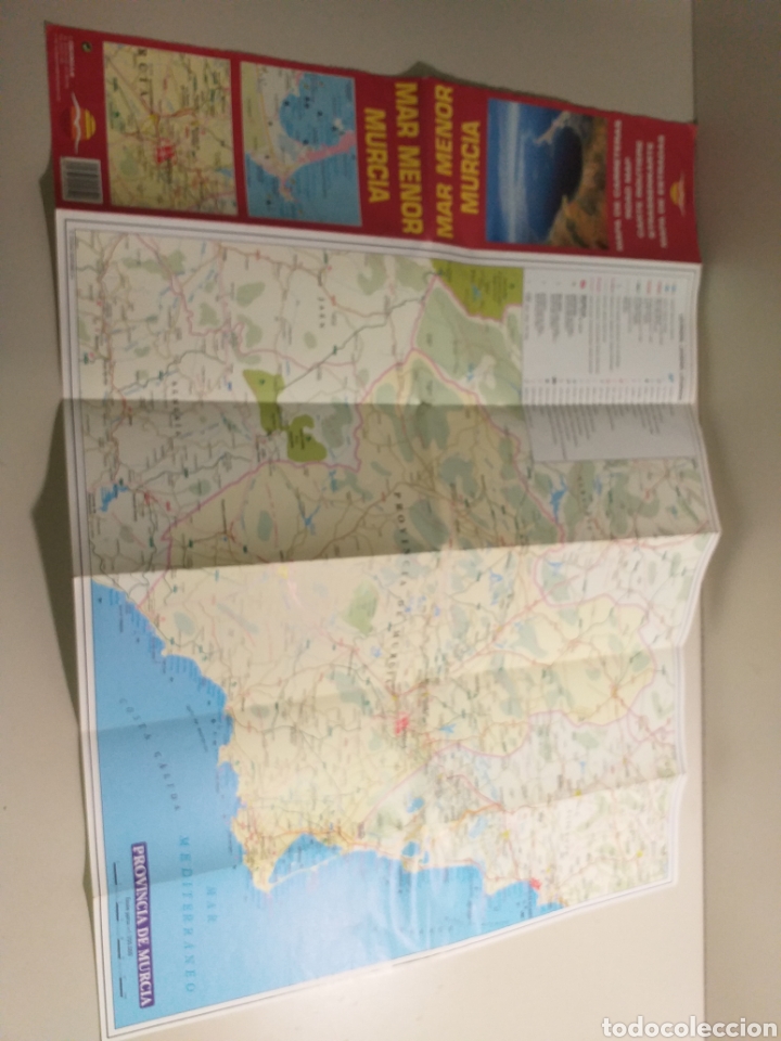Folletos de turismo: mapa plano mar menor. Murcia - Foto 3