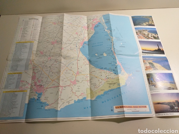 Folletos de turismo: mapa plano mar menor. Murcia - Foto 4