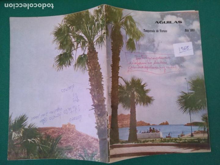 Travel Brochures: AGUILAS - 1968 TEMPORADA DE VERANO - 42 PAGINAS CON INFORMACION Y FOTOS DE LA EPOCA - 24 X 17 CM.