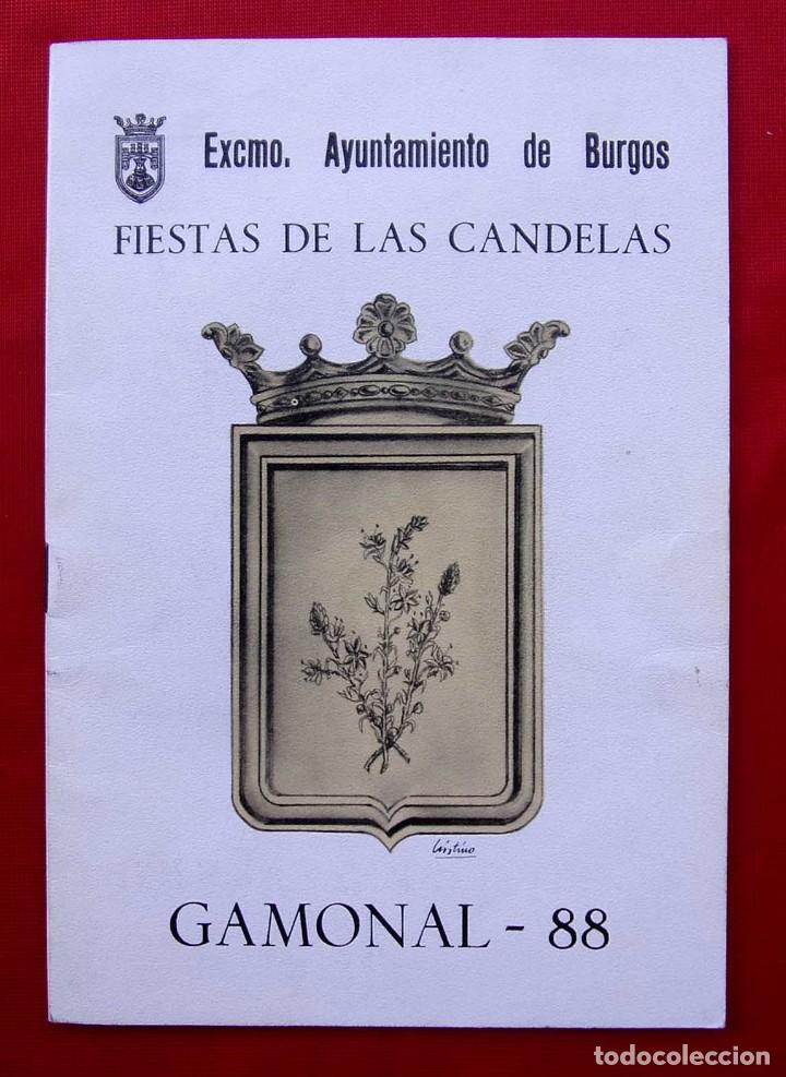 Brochures de tourisme: BURGOS. PROGRAMA FERIAS Y FIESTAS. FIESTAS DE LAS CANDELAS. GAMONAL. A&Ntilde;O: 1988.