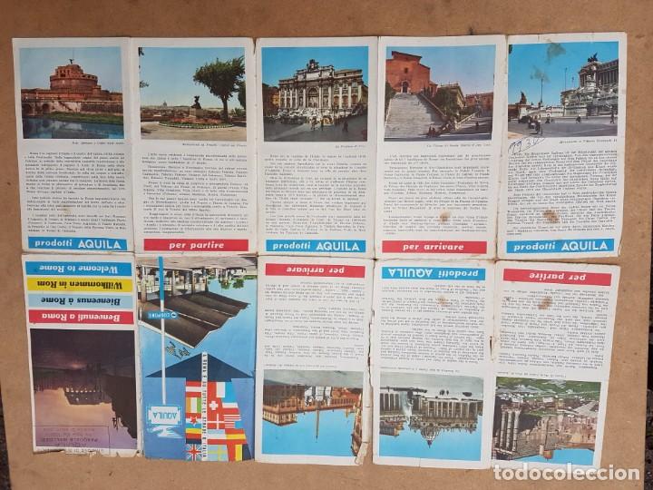 Travel Brochures: BENVENUTI A ROMA PRODOTTI AQUILA 1960 PLANO, MAPA, MAP, CARTE