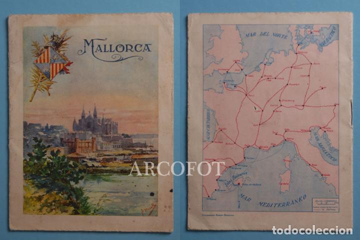 Tourismusbrosch&uuml;ren: FOLLETO TUR&Iacute;STICO CON 12 FOTOGRAF&Iacute;AS - ISLA DE MALLORCA - HUECOGRABADO MUMBR&Uacute; - BARCELONA