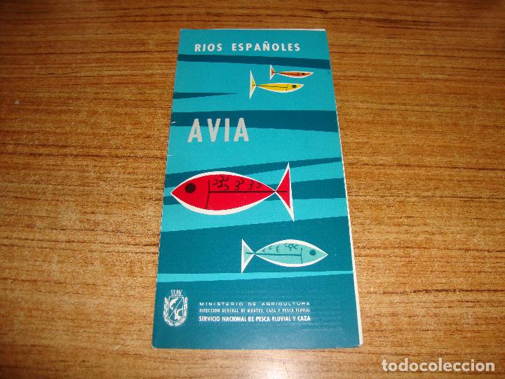 Travel Brochures: DIPTICO RIOS ESPA&Ntilde;OLES SERVICIO NACIONAL DE PESCA FLUVIAL Y CAZA AVIA ORENSE