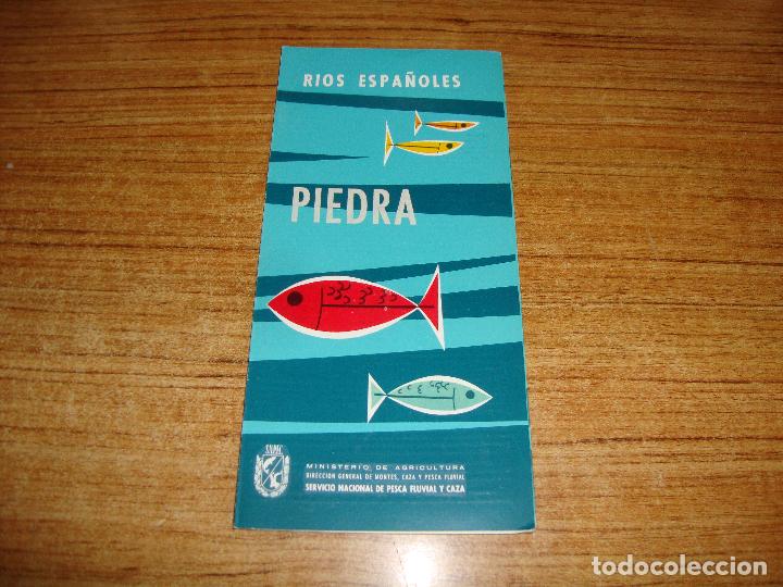 Travel Brochures: DIPTICO RIOS ESPA&Ntilde;OLES SERVICIO NACIONAL DE PESCA FLUVIAL Y CAZA PIEDRA ZARAGOZA