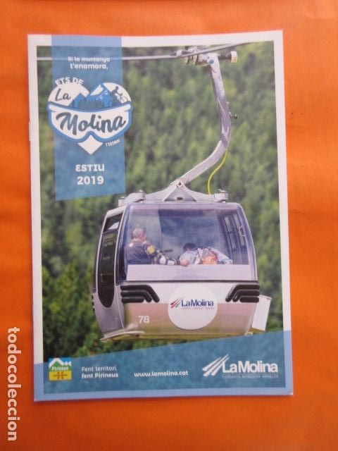 Tourismusbrosch&uuml;ren: LA MOLINA 2019 VERANO FERROCARRIL GENERALITAT CREMALLERA FUNICULAR LA MOLINA PIRINEO NURIA
