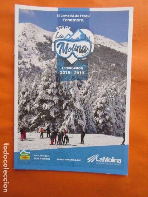 Tourismusbrosch&uuml;ren: LA MOLINA 2018- 2019 INVIERNO FERROCARRIL GENERALITAT CREMALLERA FUNICULAR LA MOLINA PIRINEO NURIA
