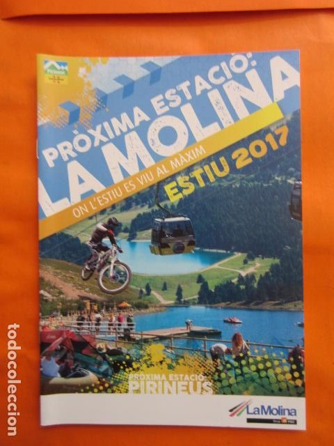 Folhetos de turismo: LA MOLINA 2017 VERANO FERROCARRIL GENERALITAT CREMALLERA FUNICULAR LA MOLINA PIRINEO NURIA