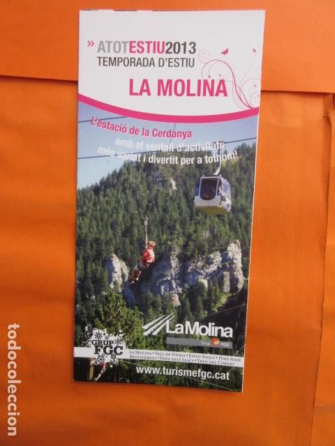 Tourismusbrosch&uuml;ren: LA MOLINA 2013 VERANO FERROCARRIL GENERALITAT CREMALLERA FUNICULAR LA MOLINA PIRINEO NURIA
