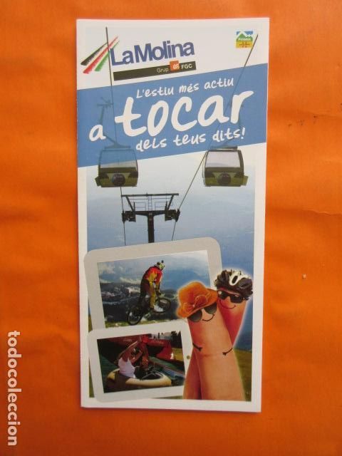 Folhetos de turismo: LA MOLINA 2016 VERANO FERROCARRIL GENERALITAT CREMALLERA FUNICULAR LA MOLINA PIRINEO NURIA