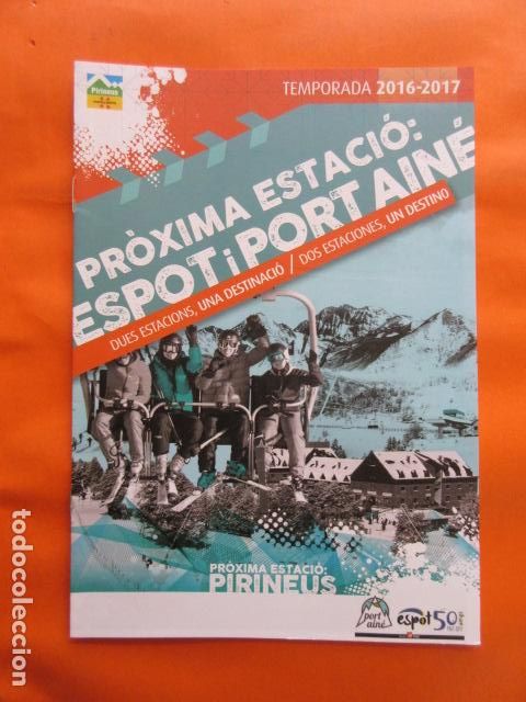 Folletos de turismo: FOLLETO ESPOT PORT AINE 2016 2017 FERROCARRILES GENERALITAT NURIA LA MOLINA