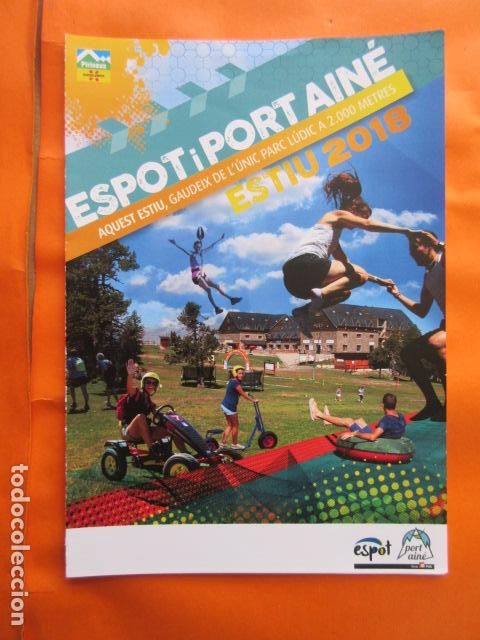 Tourismusbrosch&uuml;ren: FOLLETO ESPOT PORT AINE 2018 VERANO FERROCARRILES GENERALITAT NURIA LA MOLINA