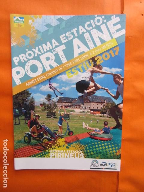 Tourismusbrosch&uuml;ren: FOLLETO ESPOT PORT AINE 2017 VERANO FERROCARRILES GENERALITAT NURIA LA MOLINA