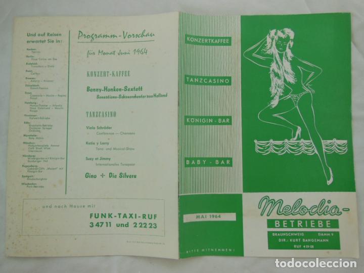 Foglietti di turismo: TANZCASINO BAR. Mai 1964