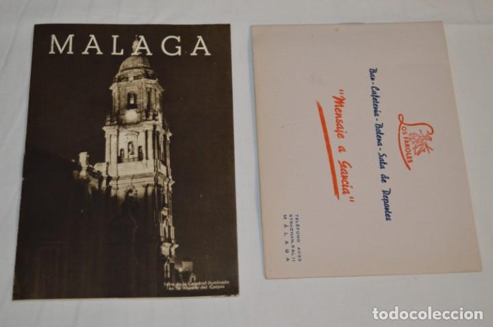 Folletos de turismo: MÁLAGA / Lote variados de folletos de turismo y otros documentos / Años 50 - ¡Mira fotos/detalles! - Foto 5 - 214985875