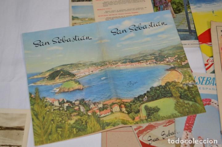 Folletos de turismo: SAN SEBASTIÁN / Gran lote variados de folletos de turismo y otros documentos / Años 50 ¡Mira fotos! - Foto 4 - 214988687