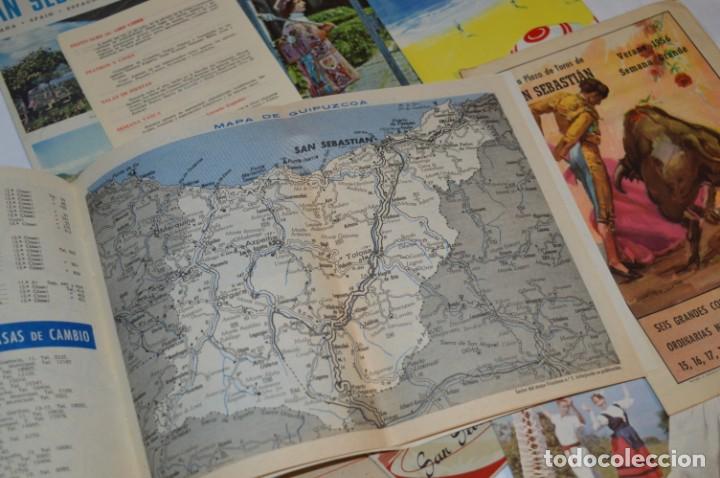 Folletos de turismo: SAN SEBASTIÁN / Gran lote variados de folletos de turismo y otros documentos / Años 50 ¡Mira fotos! - Foto 5 - 214988687
