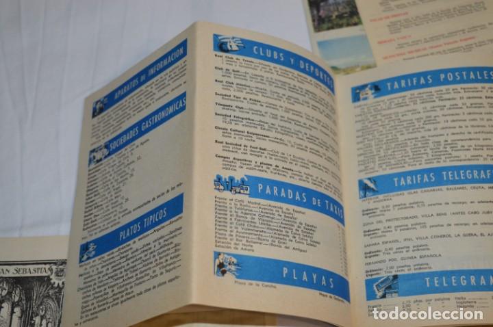 Folletos de turismo: SAN SEBASTIÁN / Gran lote variados de folletos de turismo y otros documentos / Años 50 ¡Mira fotos! - Foto 7 - 214988687