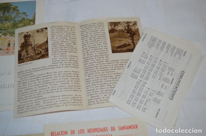 Folletos de turismo: SANTANDER / Gran lote variados de folletos de turismo y otros documentos / Años 50 - ¡Mira fotos! - Foto 11 - 215022720