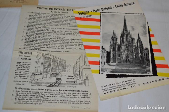 Folletos de turismo: MALLORCA / Lote variados de folletos de turismo y otros documentos / Años 50 - ¡Mira fotos! - Foto 9 - 215032781