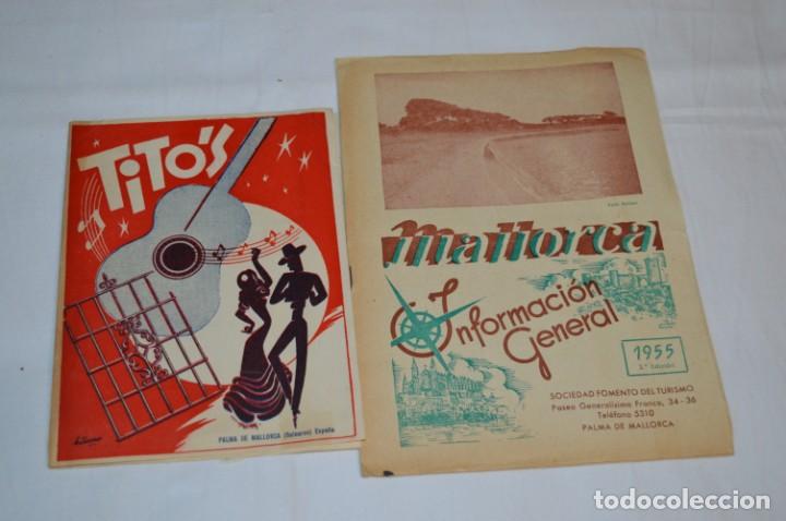 Folletos de turismo: MALLORCA / Lote variados de folletos de turismo y otros documentos / Años 50 - ¡Mira fotos! - Foto 16 - 215032781