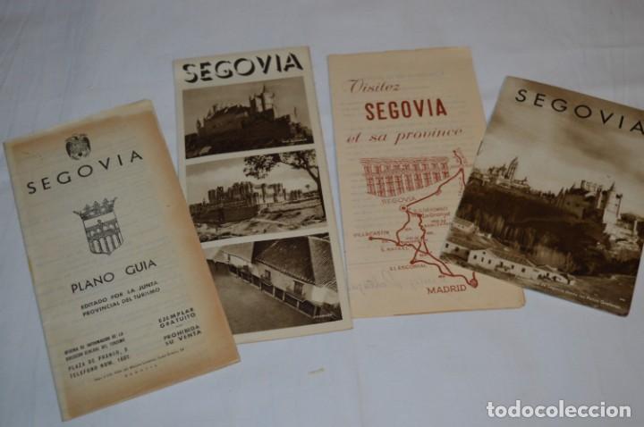 SEGOVIA / LOTE VARIADOS DE FOLLETOS DE TURISMO Y OTROS DOCUMENTOS / AÑOS 50 - ¡MIRA FOTOS! (Coleccionismo - Folletos de Turismo)