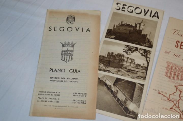 Folletos de turismo: SEGOVIA / Lote variados de folletos de turismo y otros documentos / Años 50 - ¡Mira fotos! - Foto 3 - 215034045