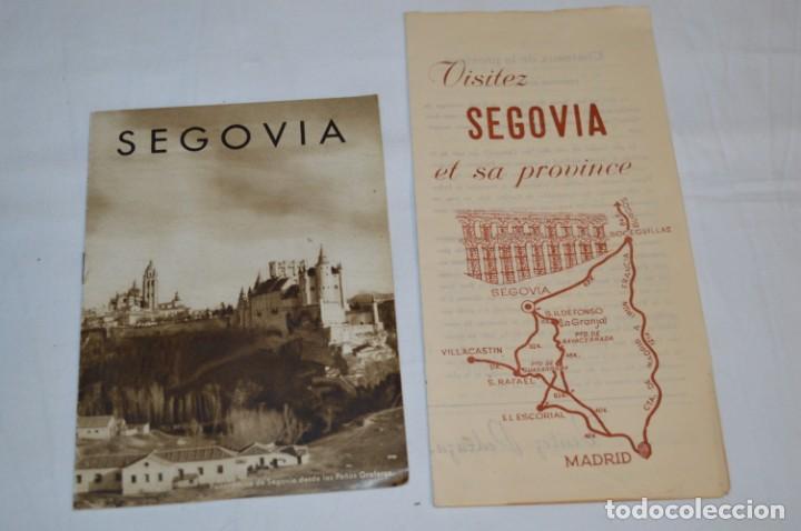 Folletos de turismo: SEGOVIA / Lote variados de folletos de turismo y otros documentos / Años 50 - ¡Mira fotos! - Foto 5 - 215034045