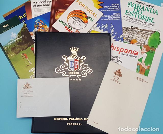 Folletos de turismo: CARPETA ESTORIL PALACIO HOTEL PORTUGAL 1985 31,50 X 25 CM CON CARTAS,SOBRES Y FOLLETOS DE LA EPOCA