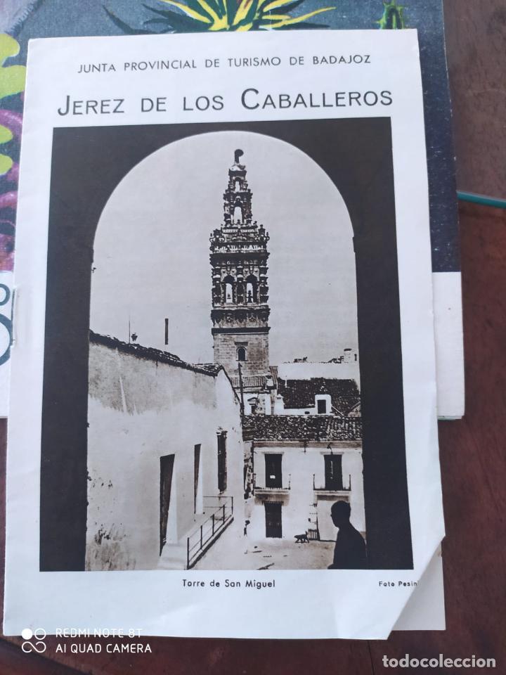 Tourismusbrosch&uuml;ren: Folleto Patronato Nacional de Turismo. Jerez de los Caballeros