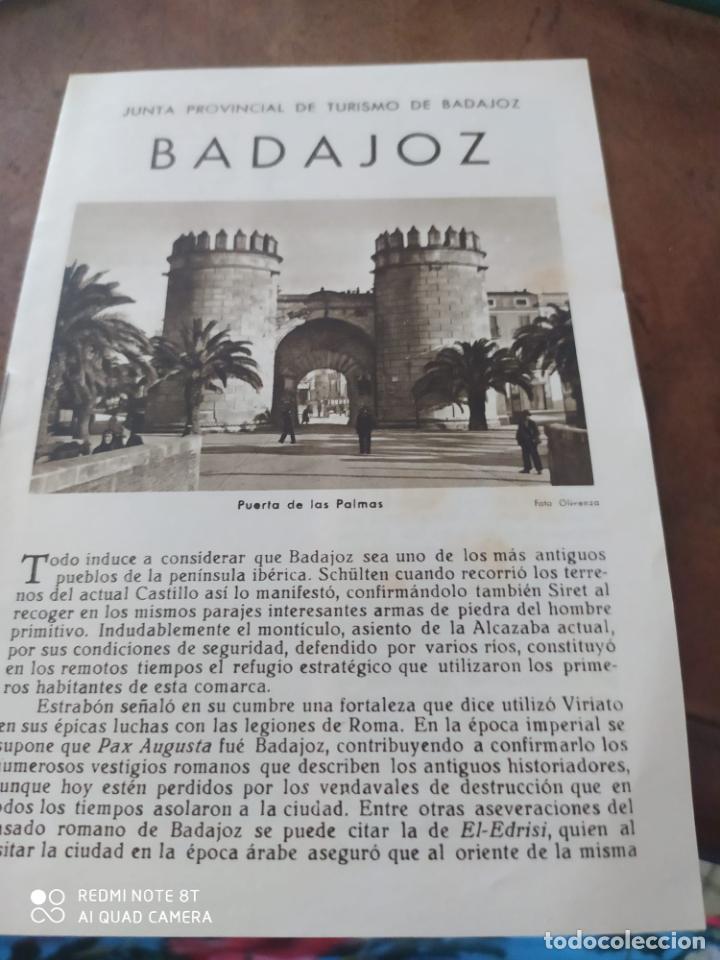 Tourismusbrosch&uuml;ren: Folleto Patronato Nacional de Turismo. Badajoz