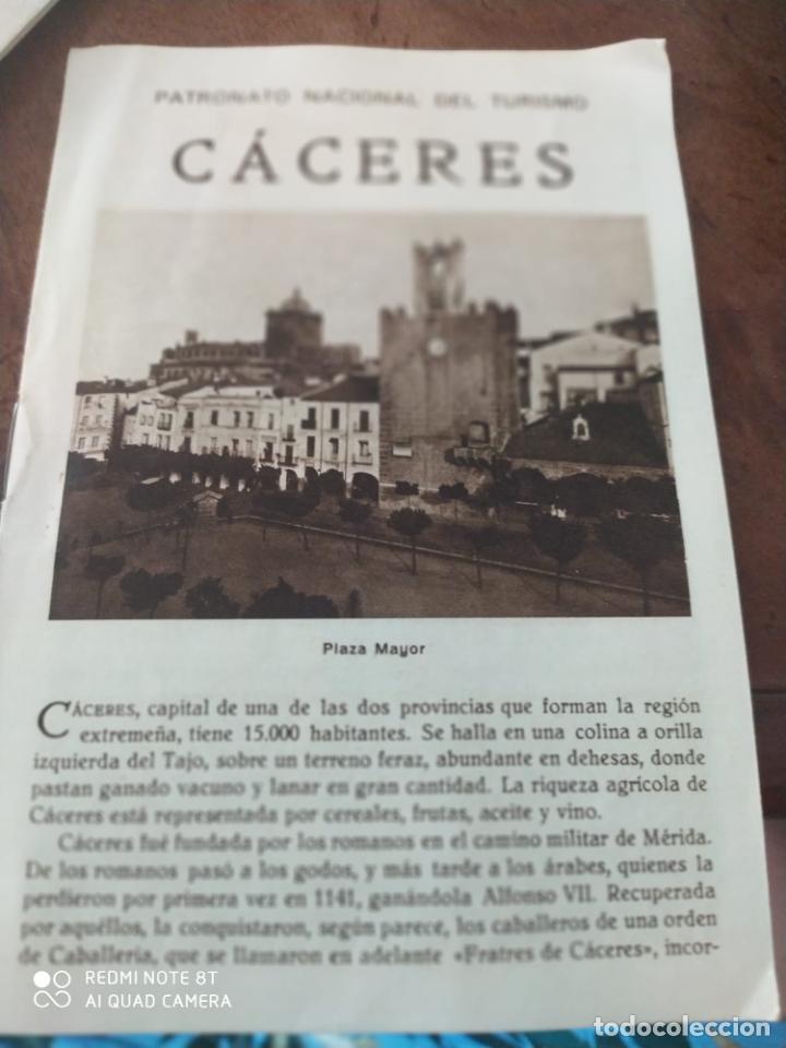Tourismusbrosch&uuml;ren: Folleto Patronato Nacional de Turismo. C&aacute;ceres