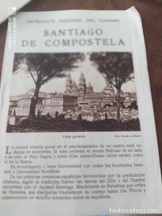 Tourismusbrosch&uuml;ren: Folleto Patronato Nacional de Turismo. Santiago de Compostela.