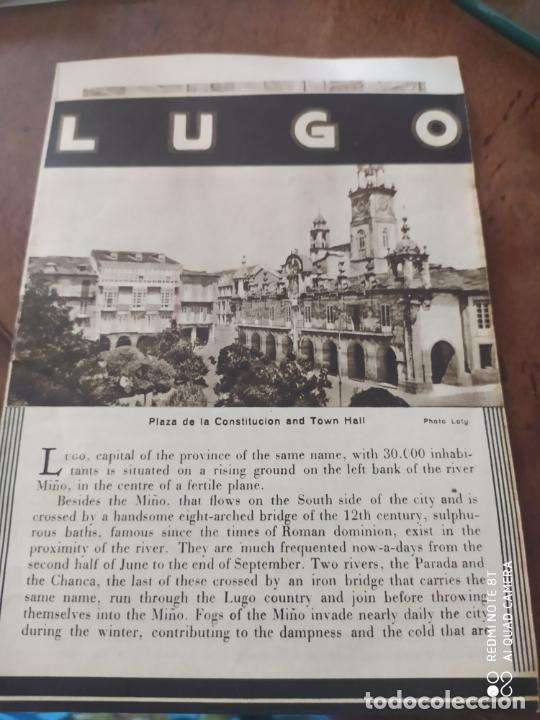 Travel Brochures: Folleto Patronato Nacional de Turismo. Lugo. En Ingl&eacute;s.