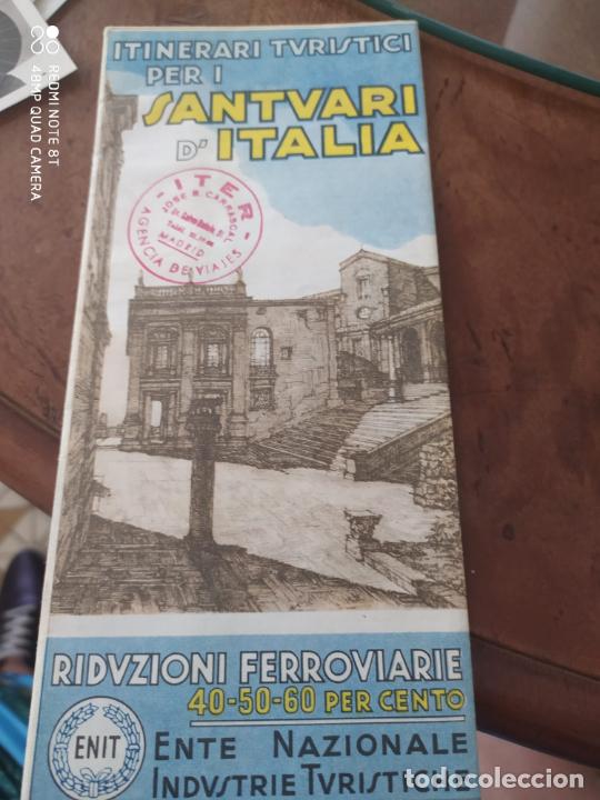 Tourismusbrosch&uuml;ren: Itinerari turistici per i santuari d'Italia. Folleto turistico.