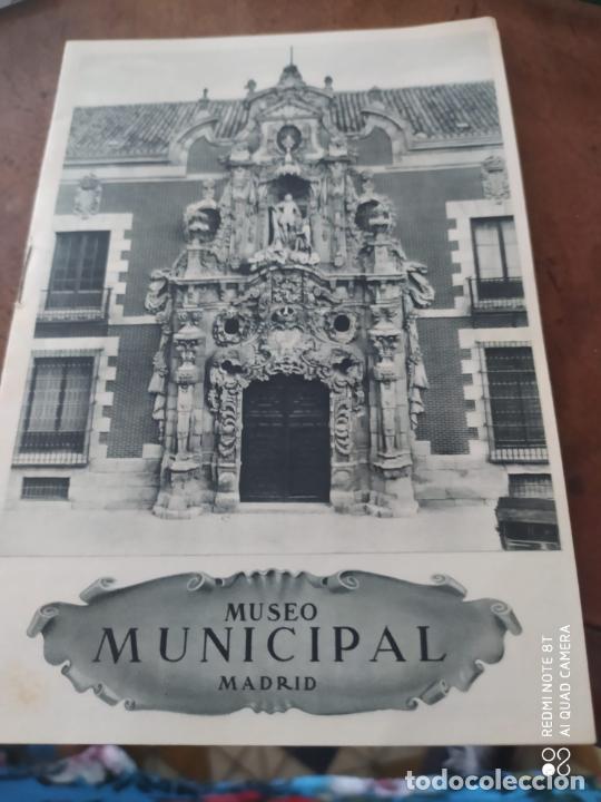 Folletos de turismo: Museo municipal de Madrid. Folleto. Turismo.