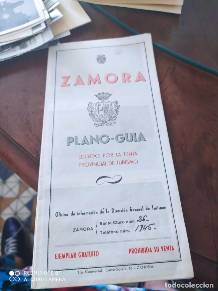 Folletos de turismo: PLANO GUIA TUR&Iacute;STICO. ZAMORA