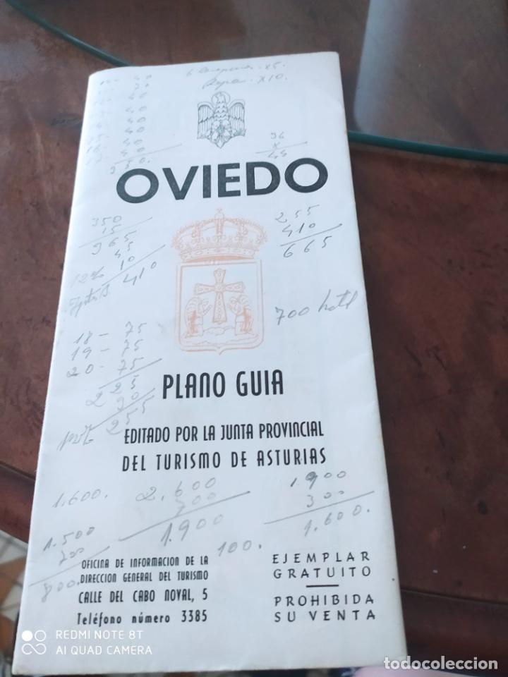 Folletos de turismo: PLANO GUIA OVIEDO. JUNTA PROVINCIAL TURISMO DE ASTURIAS.