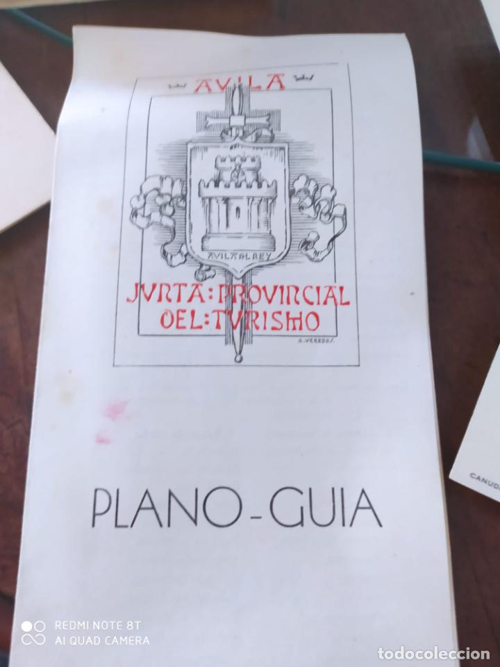 Tourismusbrosch&uuml;ren: AVILA. PLANO GUIA. JUNTA PROVINCIAL DE TURISMO.