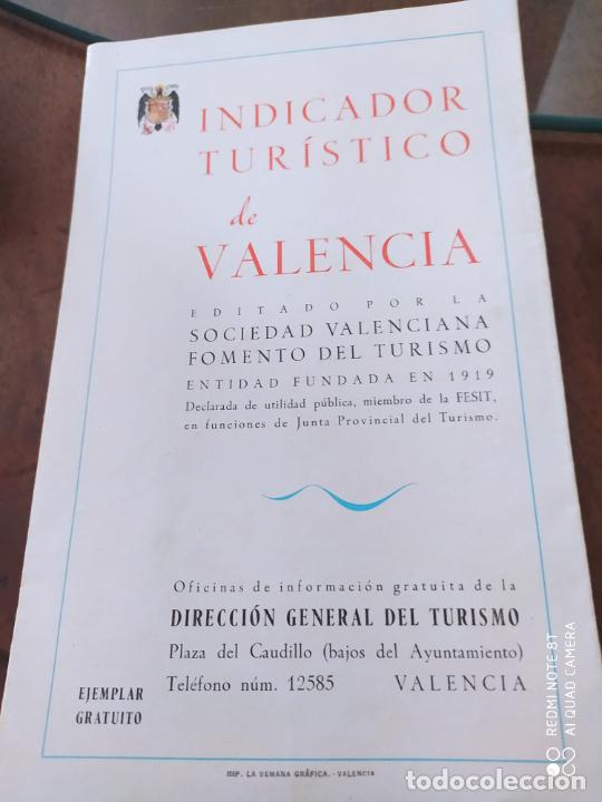 Folletos de turismo: INDICADOR TUR&Iacute;STICO DE VALENCIA. DIRECCION GENERAL DE TURISMO.