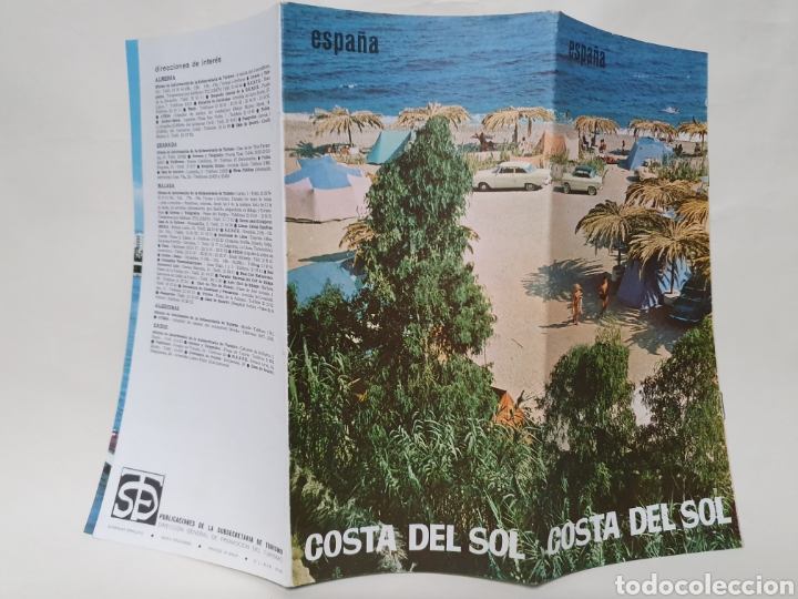 Travel Brochures: COSTA DEL SOL. PUBLICACIONES SUBSECRETARIA DE TURISMO. A&Ntilde;OS 60.