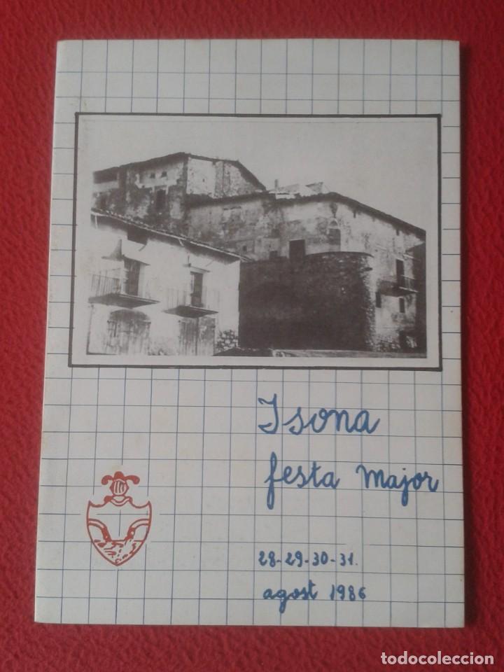 Tourismusbrosch&uuml;ren: GU&Iacute;A CUADERNO LIBRITO PROGRAMA ISONA LLEIDA ? L&Eacute;RIDA ? FESTA MAJOR FIESTA MAYOR 1986 CENTRE CIMADAL