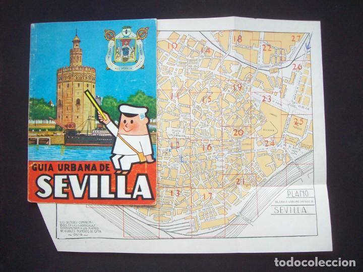 Tourismusbrosch&uuml;ren: Guia urbana de Sevilla. 1962