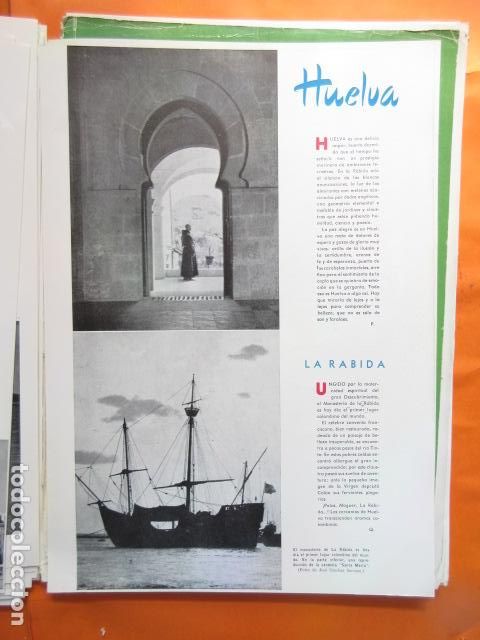 Travel Brochures: ARTICULO 1956 - HUELVA - LA RABIDA - 1 PAGINA