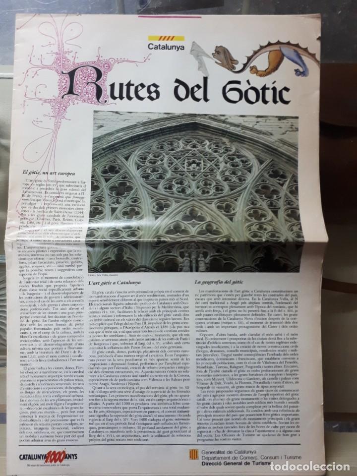 Brochures de tourisme: Rutes del g&ograve;tic, Catalunya