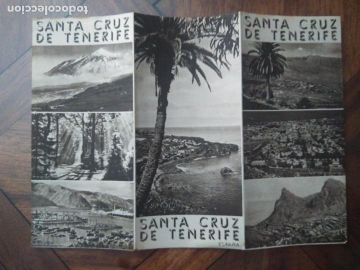 Tourismusbrosch&uuml;ren: Tr&iacute;ptico folleto de Santa Cruz de Tenerife. Turismo.