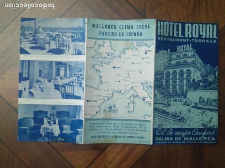 Tourismusbrosch&uuml;ren: TRIPTICO TURISTICO DEL HOTEL ROYAL DE PALMA DE MALLORCA