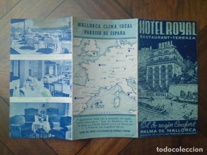 Tourismusbrosch&uuml;ren: TRIPTICO TURISTICO DEL HOTEL ROYAL DE PALMA DE MALLORCA