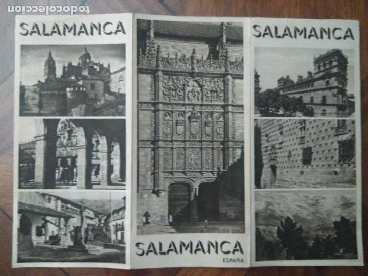 Brochures de tourisme: Tr&iacute;ptico folleto de Salamanca. Turismo.